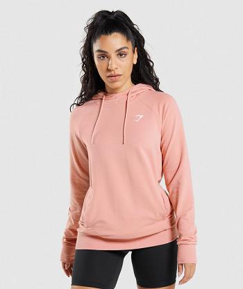 Dámské Mikiny S Kapucí Gymshark Tréninková Růžové | CZ 3580DFM